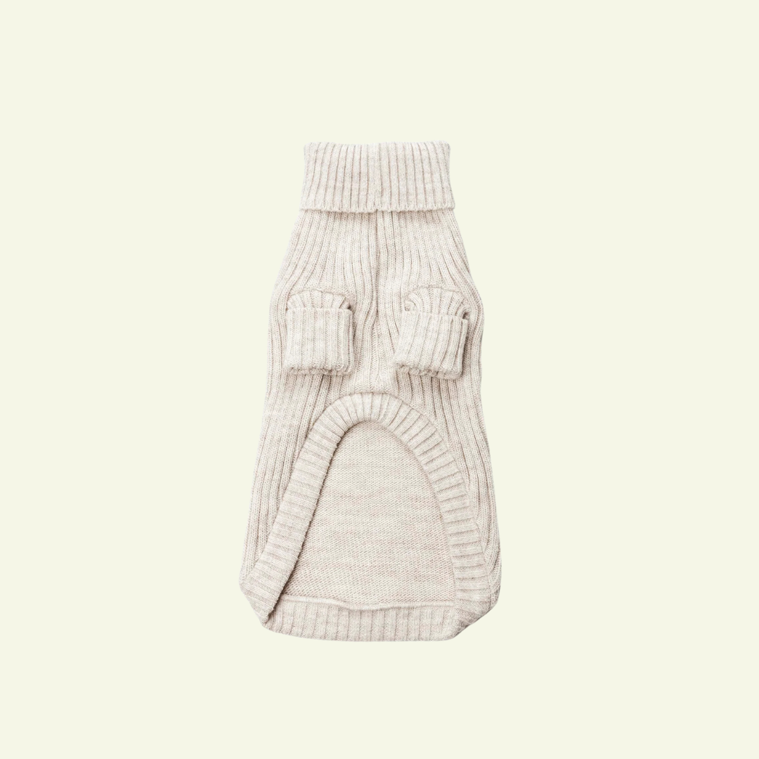 Bone| Pull pour chien blanc cassé- doux & confortable