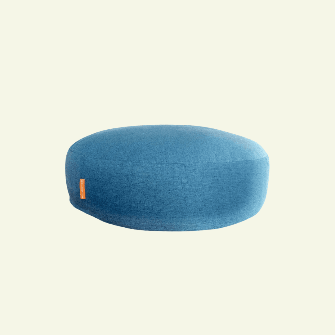 Cloud | Pouf design confortable pour chat - Jean - Poil - Bleu