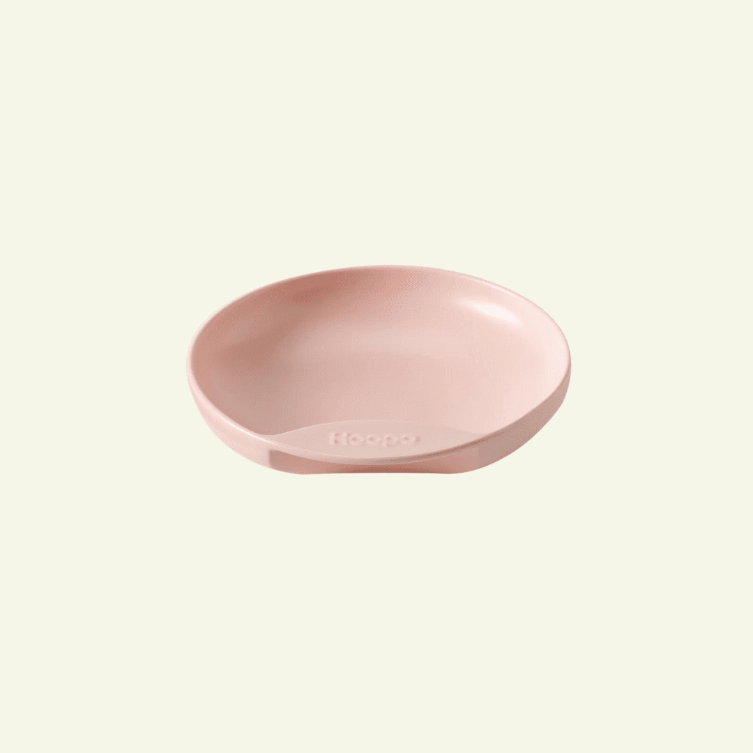 Gamelle plate en porcelaine pour chat - Jean - Poil - Rose