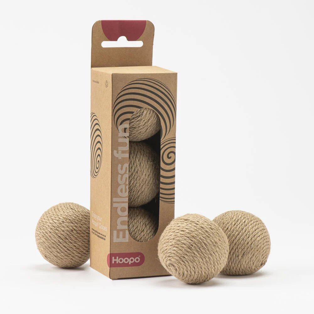 Globes | Jouets en sisal pour chat, lot de 3 - Jean - Poil -
