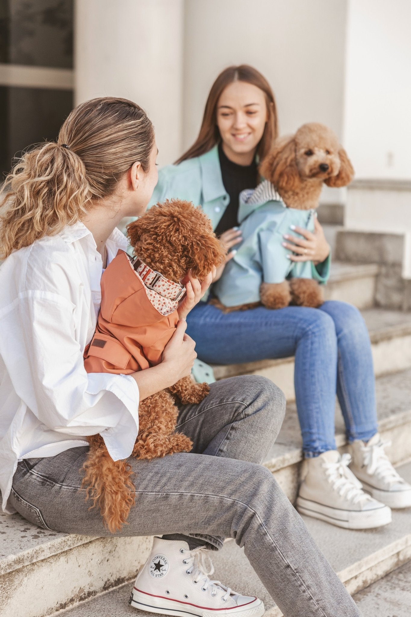 Simon | Imperméable léger pour chien – Protection pluie mi - saison, fait main - Jean - Poil
