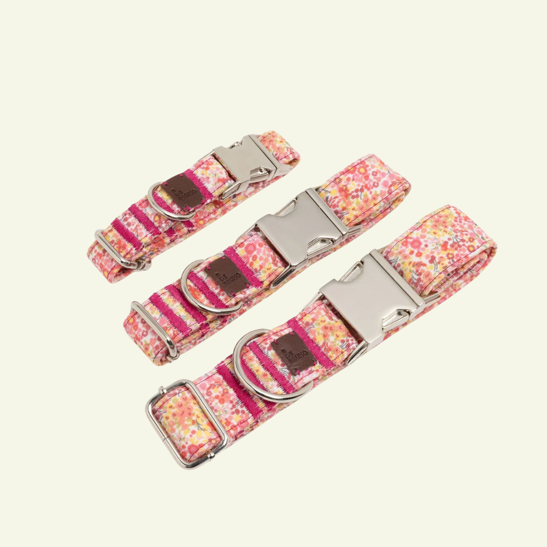 Blossom | Collier pour chien à motif floral, fait main