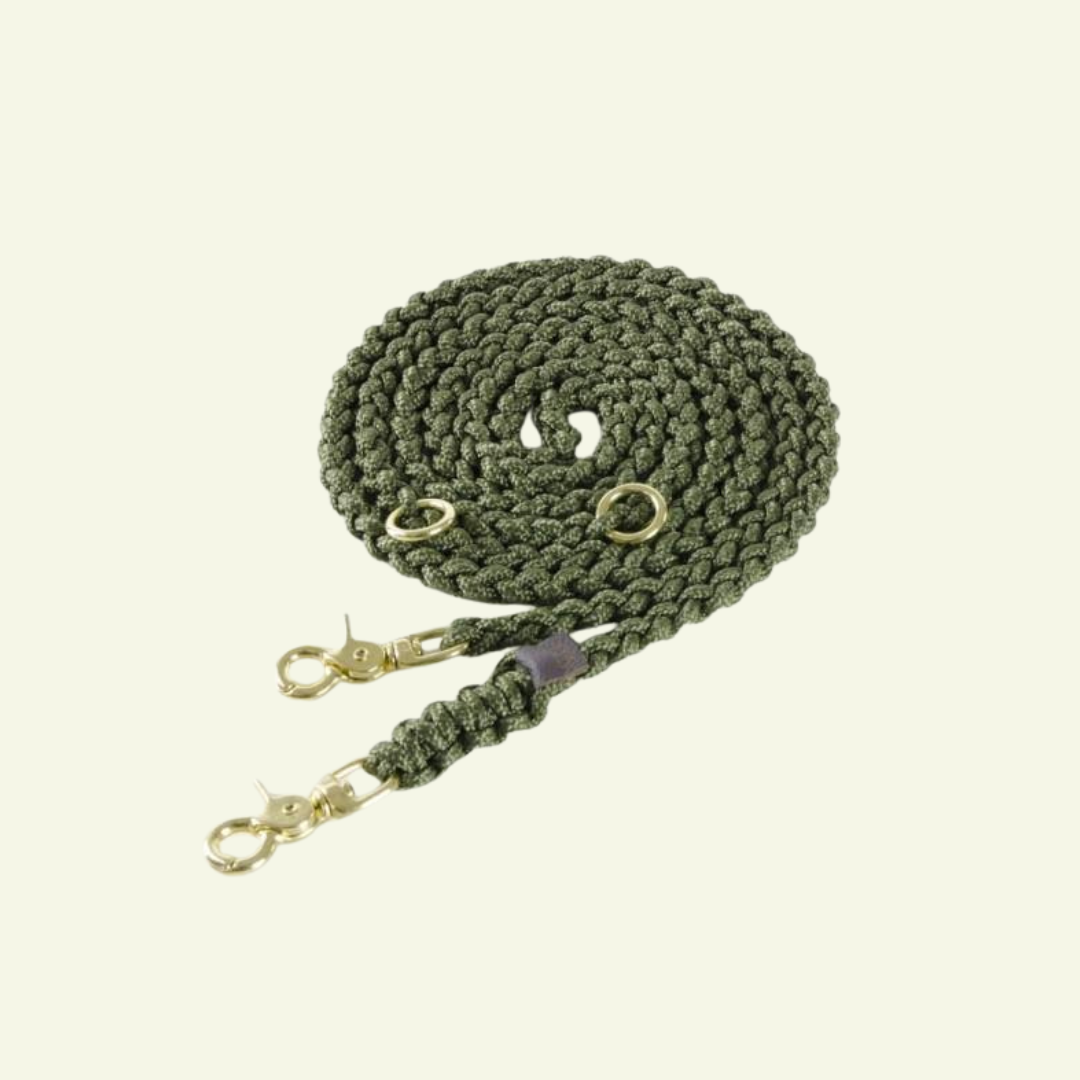 Maritime | Laisse multipositions pour chien en corde – Finition laiton ou acier (11 coloris)