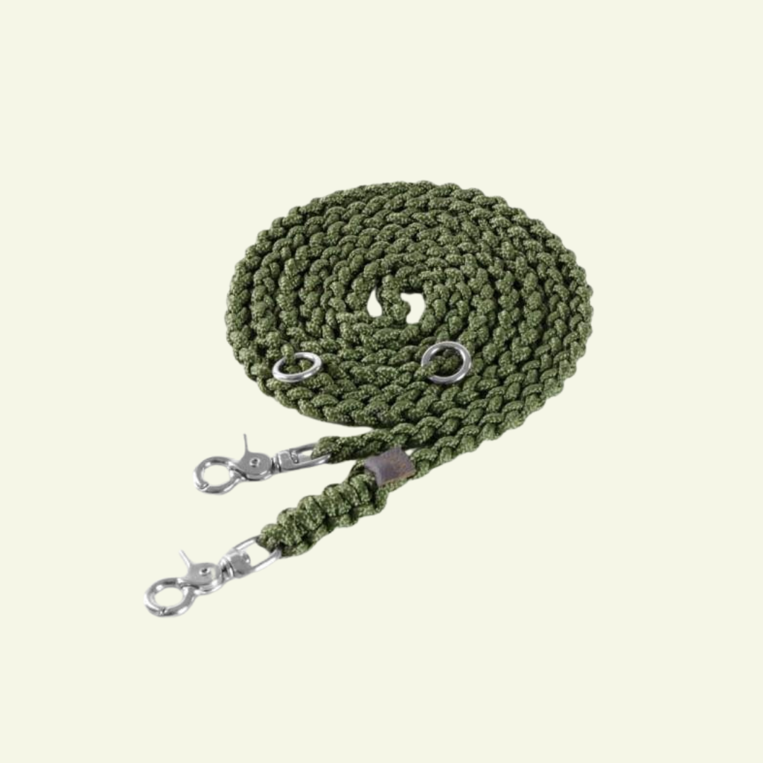 Maritime | Laisse multipositions pour chien en corde – Finition laiton ou acier (11 coloris)
