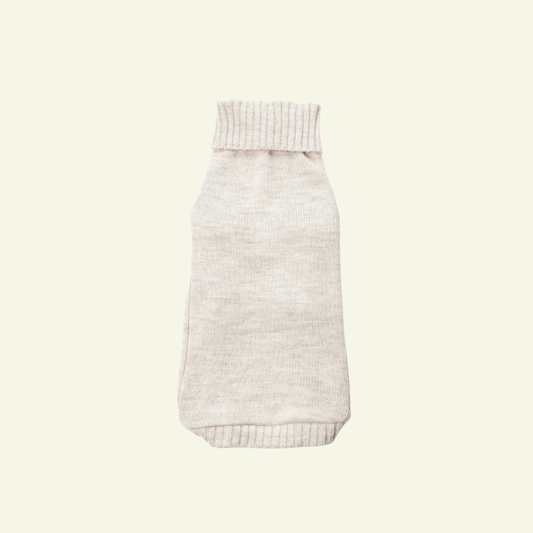 Bone| Pull pour chien blanc cassé- doux & confortable