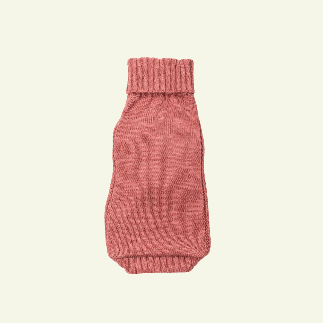 Argile | Pull pour chien rouge brique - chaud & élégant - Jean - Poil - XS