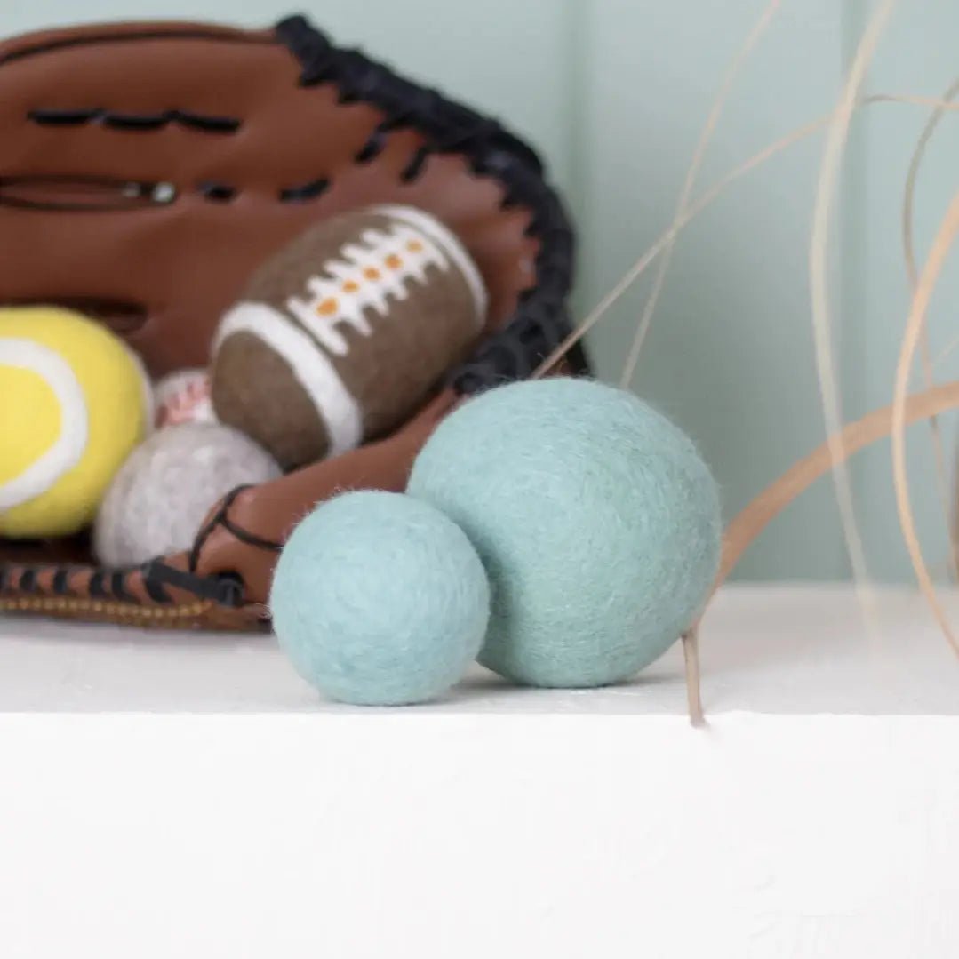 Ball | Jouet en feutre de laine naturelle - Jean - Poil - XS