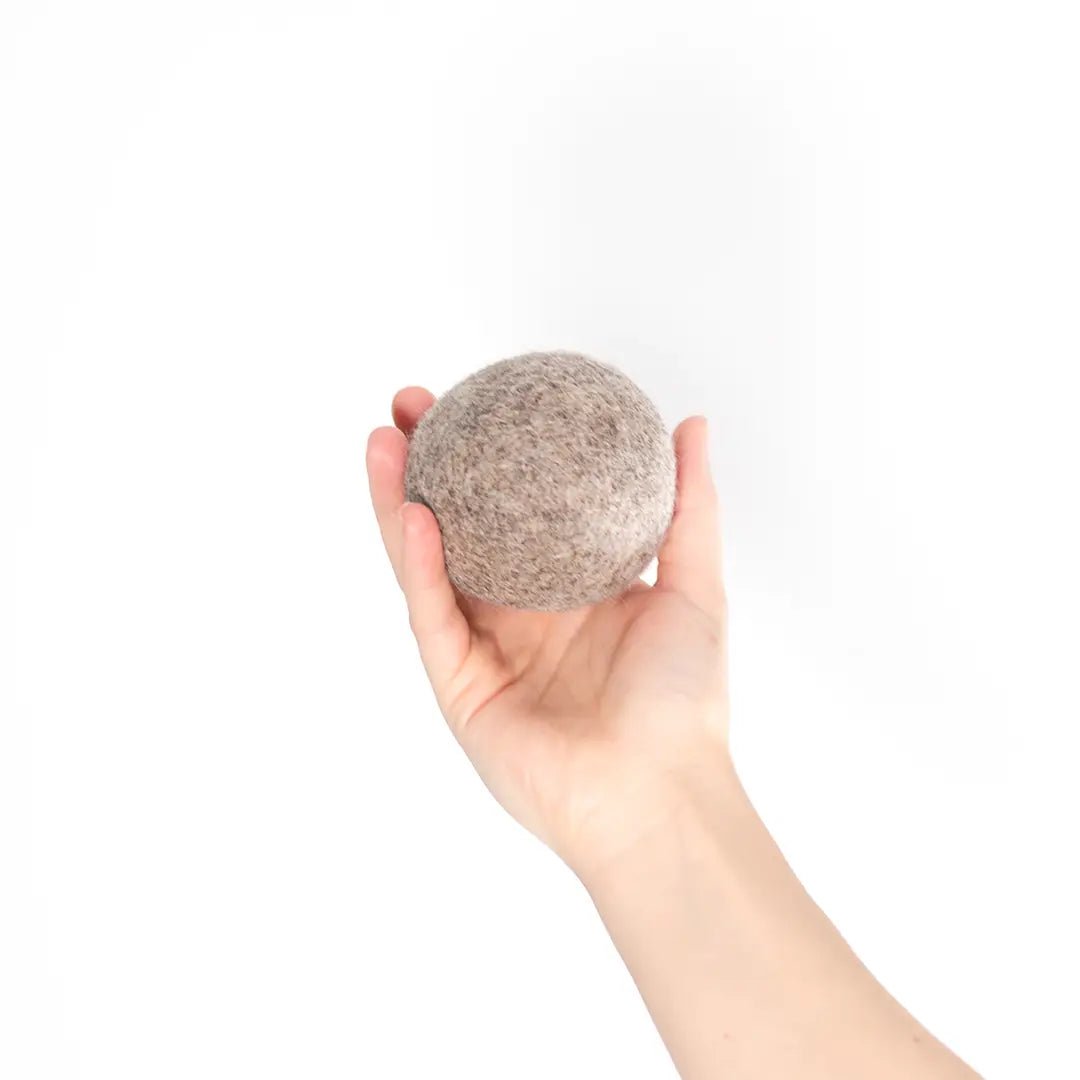 Ball | Jouet en feutre de laine naturelle - Jean - Poil - XS