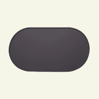 Base | Set de table antidérapant en silicone pour chat - Jean - Poil - Gris