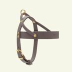 Butter | Harnais ajustable pour chien en cuir & laiton massif (11 coloris) - Jean - Poil - Taupe