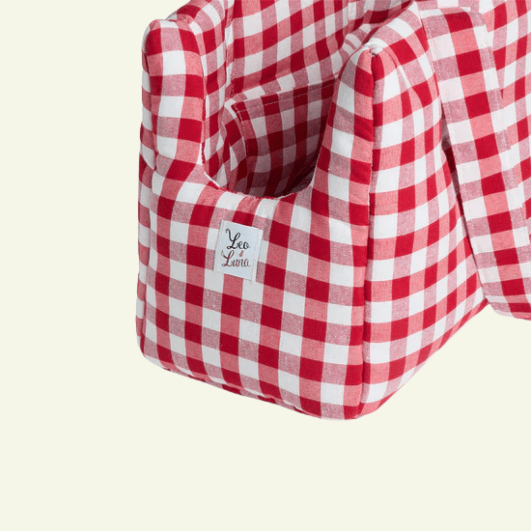 Caro | Sac de transport en coton - fabrication artisanale - Jean - Poil - Gris