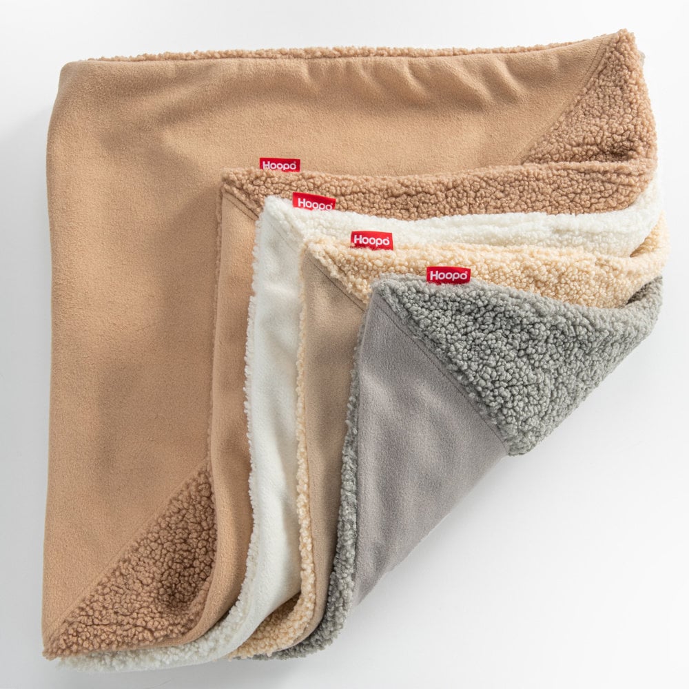 Couverture pour chat réversible douce et design - Jean - Poil - Marron