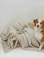 Daffy | Jouet pour chien en chutes de cuir et fibres de coco - Jean - Poil - 