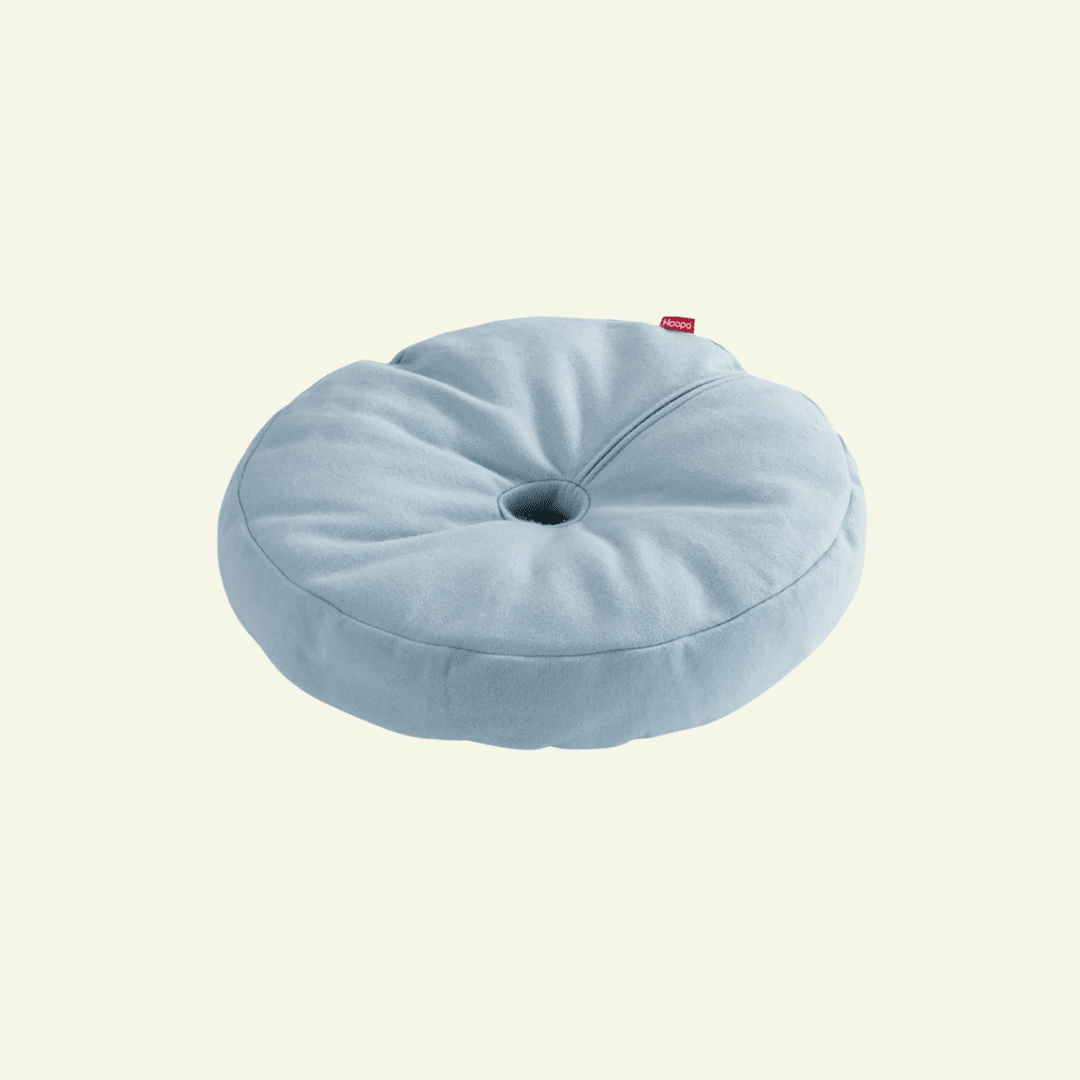 Donut | Lit donut pour chat doux et lavable, plusieurs coloris - Jean - Poil - Bleu clair