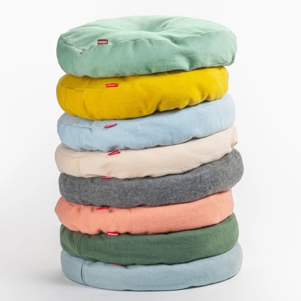 Donut | Lit donut pour chat doux et lavable, plusieurs coloris - Jean - Poil - Vert clair