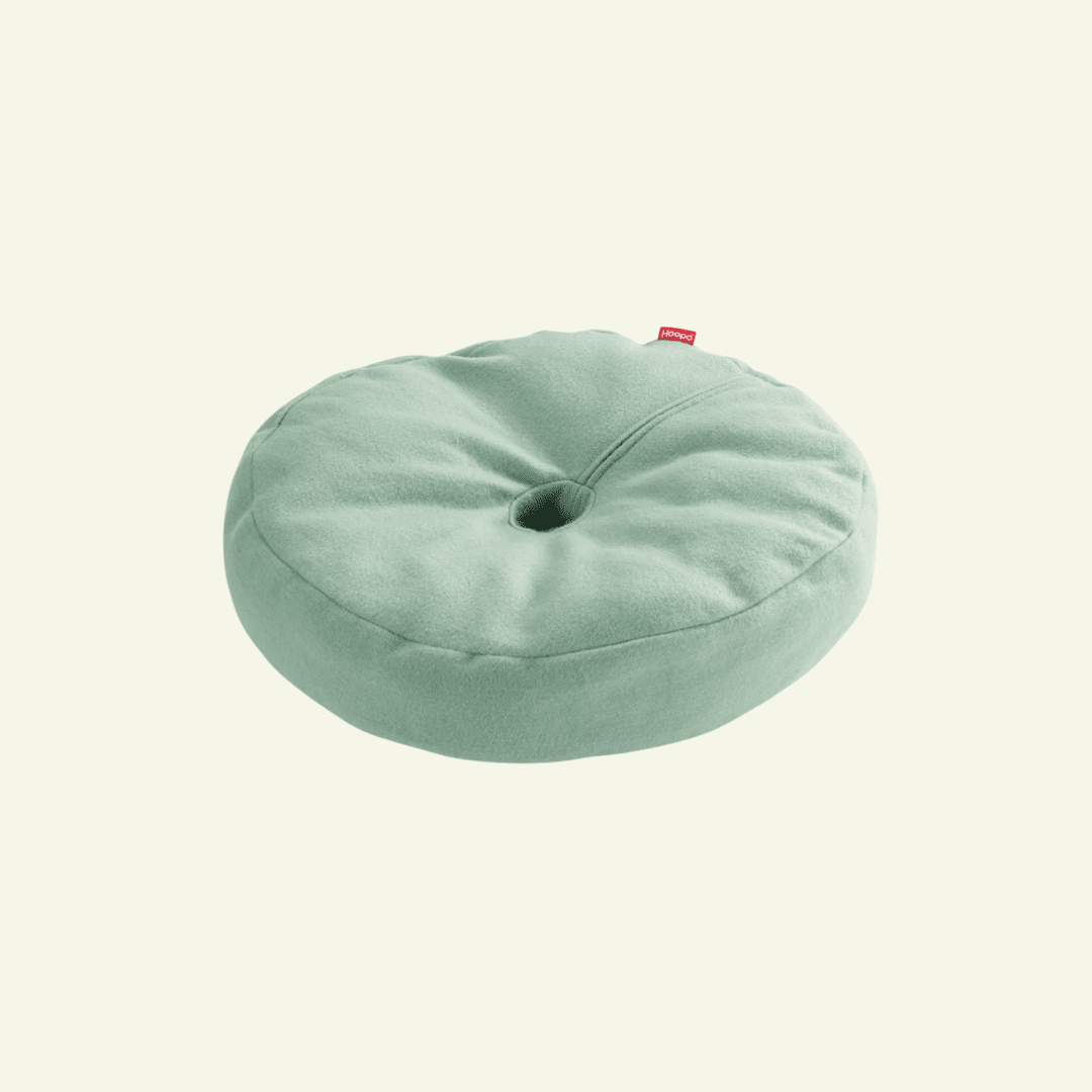 Donut | Lit donut pour chat doux et lavable, plusieurs coloris - Jean - Poil - Vert clair