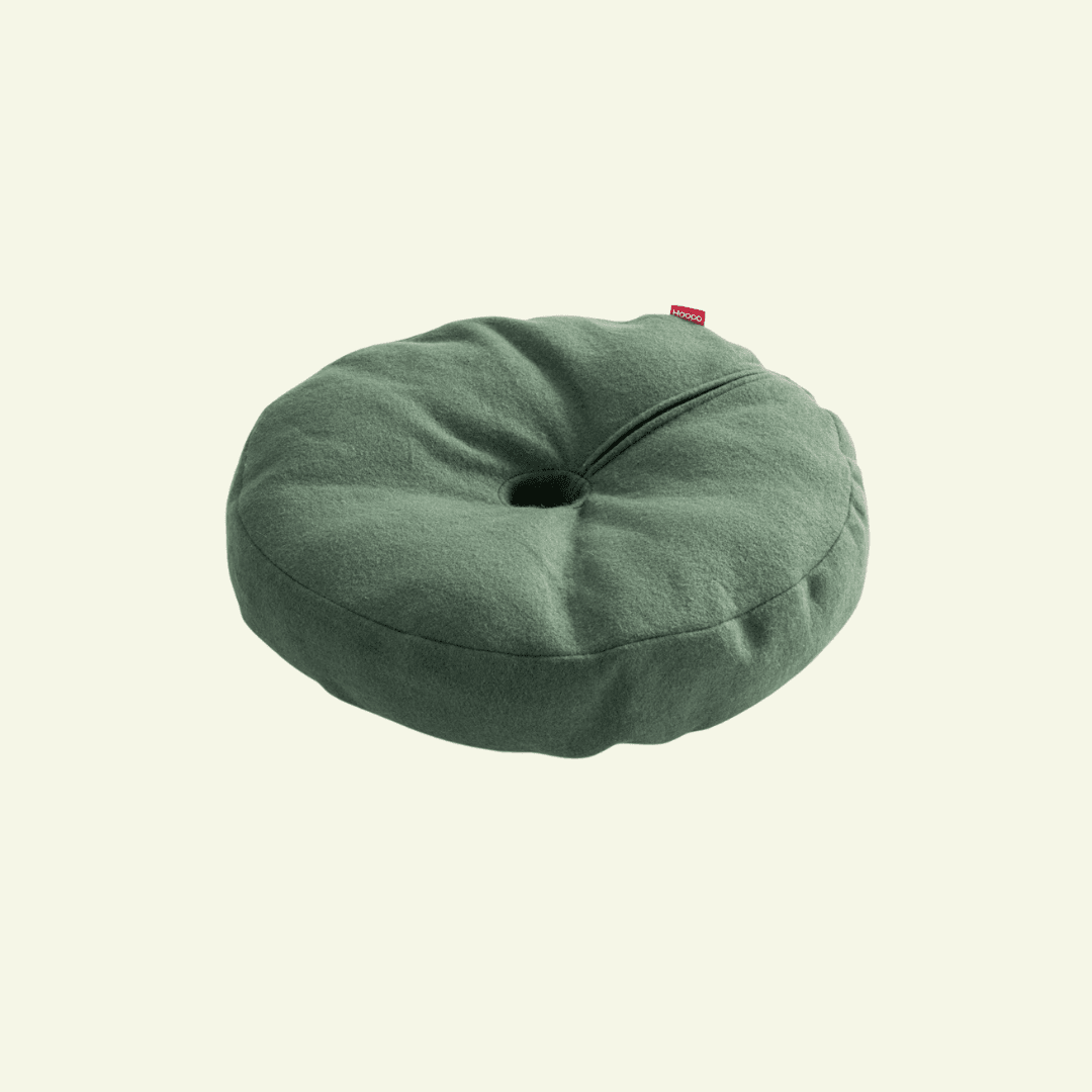 Donut | Lit donut pour chat doux et lavable, plusieurs coloris - Jean - Poil - Vert kaki