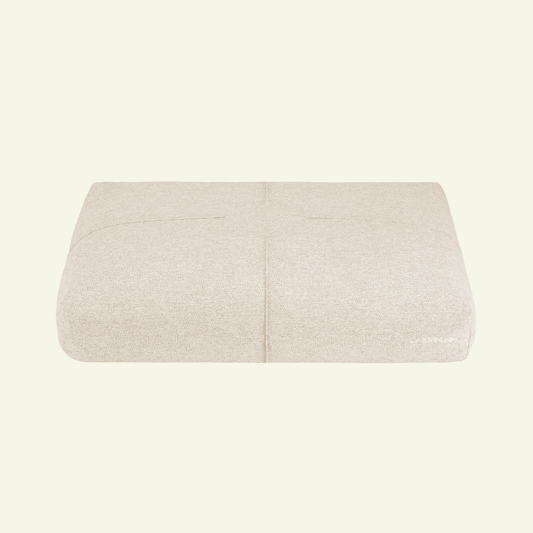 Finno | Coussin design pour chien déhoussable - Jean - Poil - Beige
