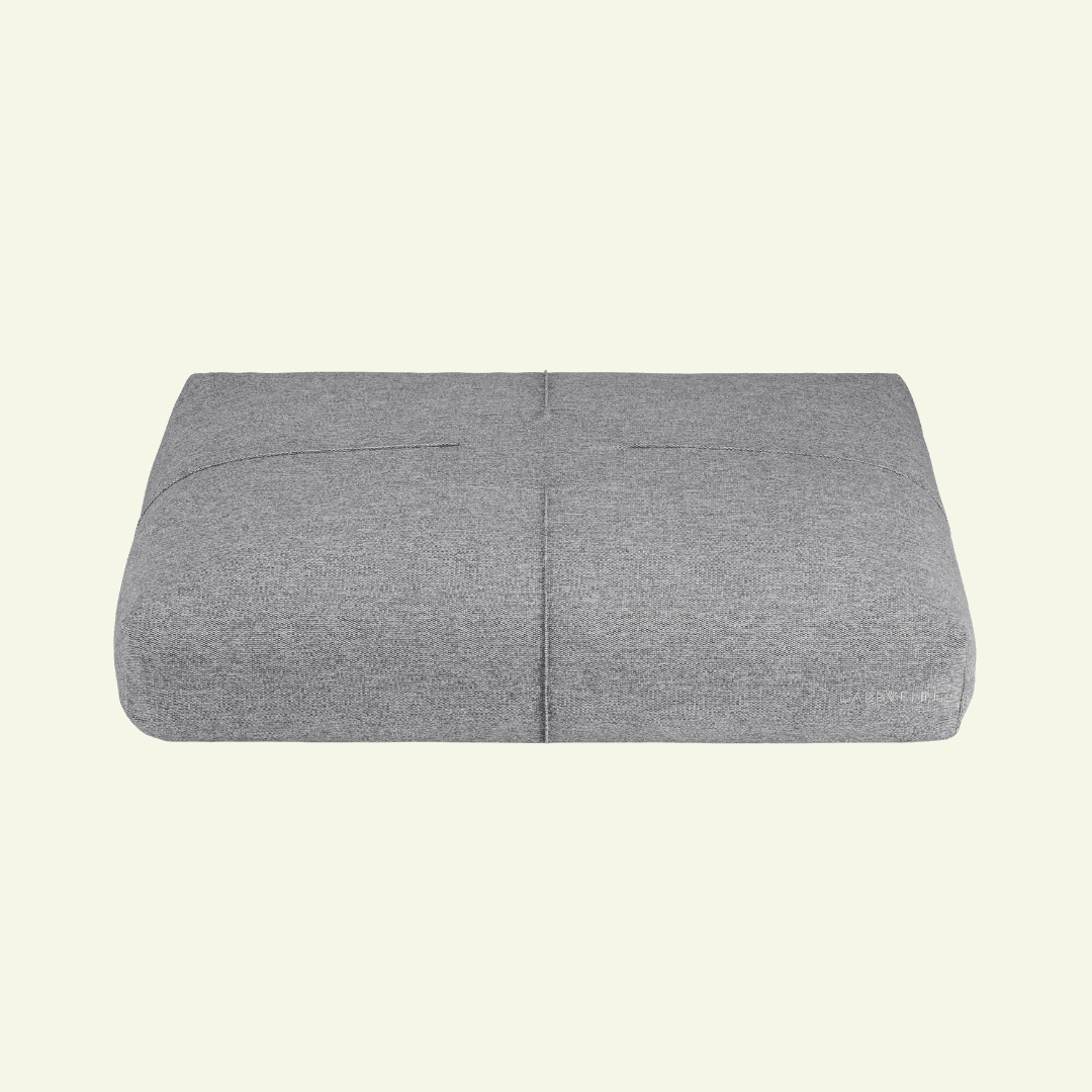 Finno | Coussin design pour chien déhoussable - Jean - Poil - Gris foncé