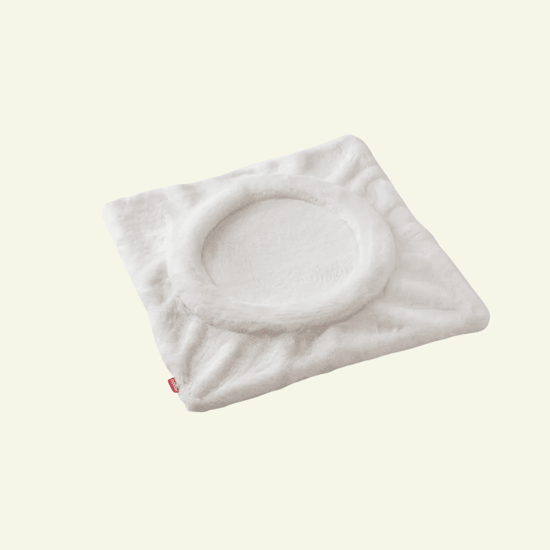 Flip | Lit modulable pour chat réversible - Jean - Poil - Blanc