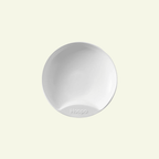 Gamelle plate en porcelaine pour chat - Jean - Poil - Gris
