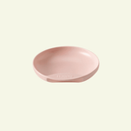 Gamelle plate en porcelaine pour chat - Jean - Poil - Rose