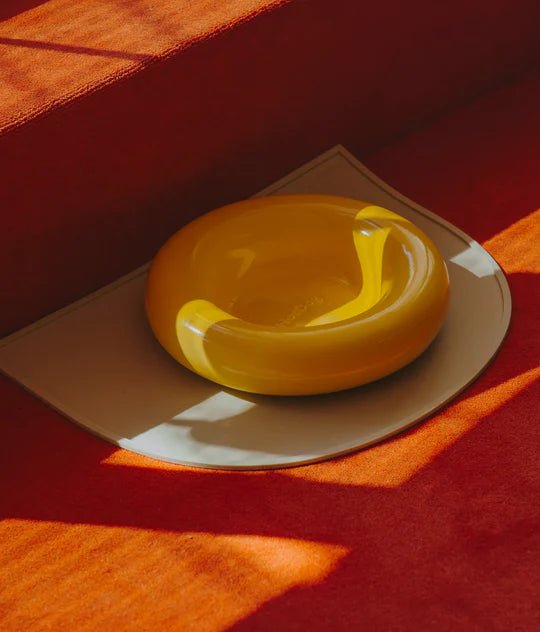 Hotdog | Gamelle en céramique artisanale jaune pour chat - Jean - Poil - Jaune