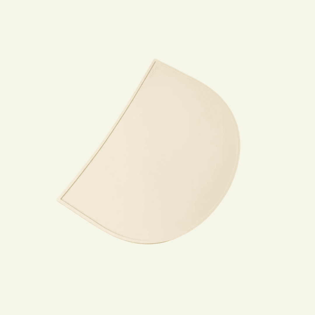 HotDog | Tapis silicone antidérapant pour gamelles - Jean - Poil - Blanc