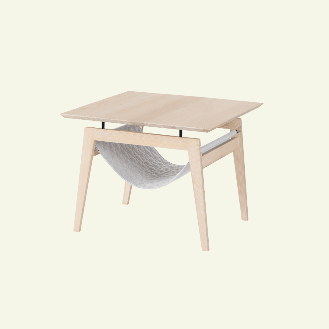Kikko | Table design pour chat avec hamac intégré - Jean - Poil - Gris clair