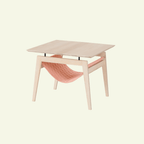 Kikko | Table design pour chat avec hamac intégré - Jean - Poil - Rose