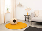 Levi | Grotte pour chat en feutre de laine naturelle - Beige - Jean - Poil - 