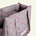 Magnolia | Sac de transport en coton motif à fleurs - fabrication artisanale - Jean - Poil - Camellia