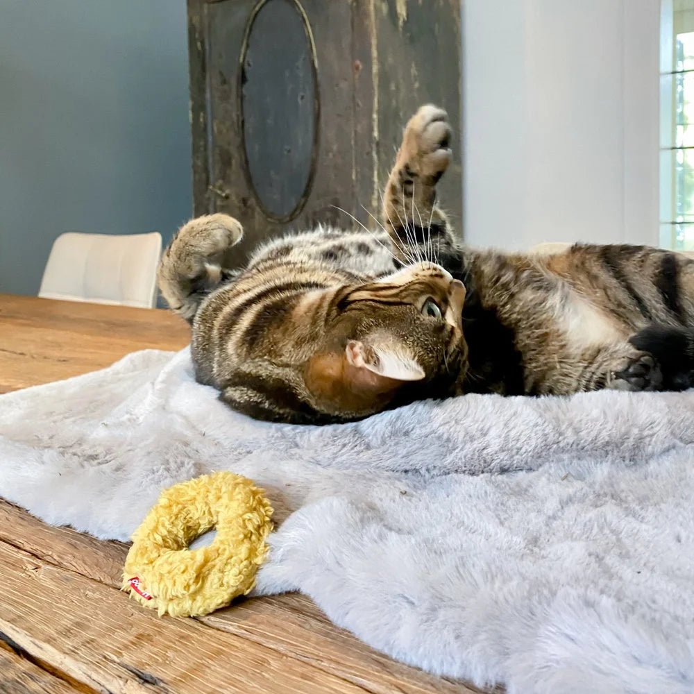 Mini Donuts | Jouets crépitants pour chat, lot de 3 - Jean - Poil - 