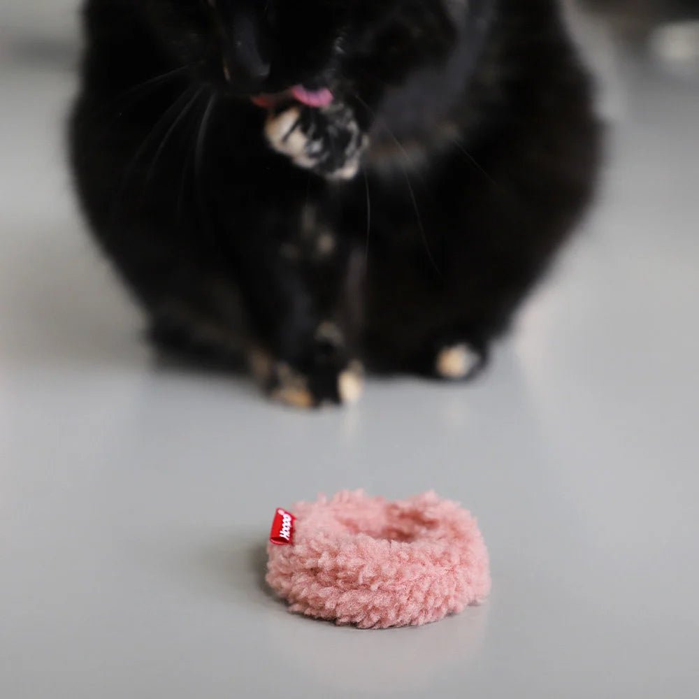 Mini Donuts | Jouets crépitants pour chat, lot de 3 - Jean - Poil - 