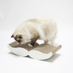 Moustache | Meuble à griffer en carton recyclé pour chat - Jean - Poil - Noir