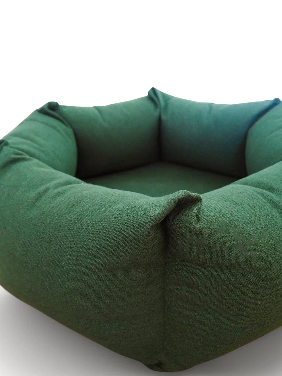 Nest | Panier cocooning sécurisé pour chat à bords enveloppants - Jean - Poil - Anthracite