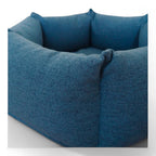 Nest | Panier cocooning sécurisé pour chat à bords enveloppants - Jean - Poil - Anthracite