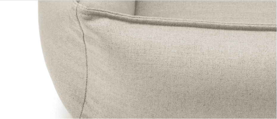 Orteo | Panier orthopédique pour chien - Jean - Poil - Gris foncé
