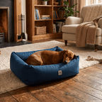 Pioggia | Panier pour chien waterproof, housse amovible - Jean-Poil - Bleu