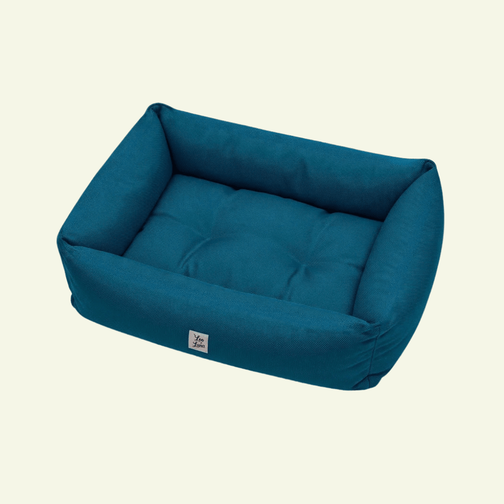 Pioggia | Panier pour chien waterproof, housse amovible - Jean-Poil - Bleu
