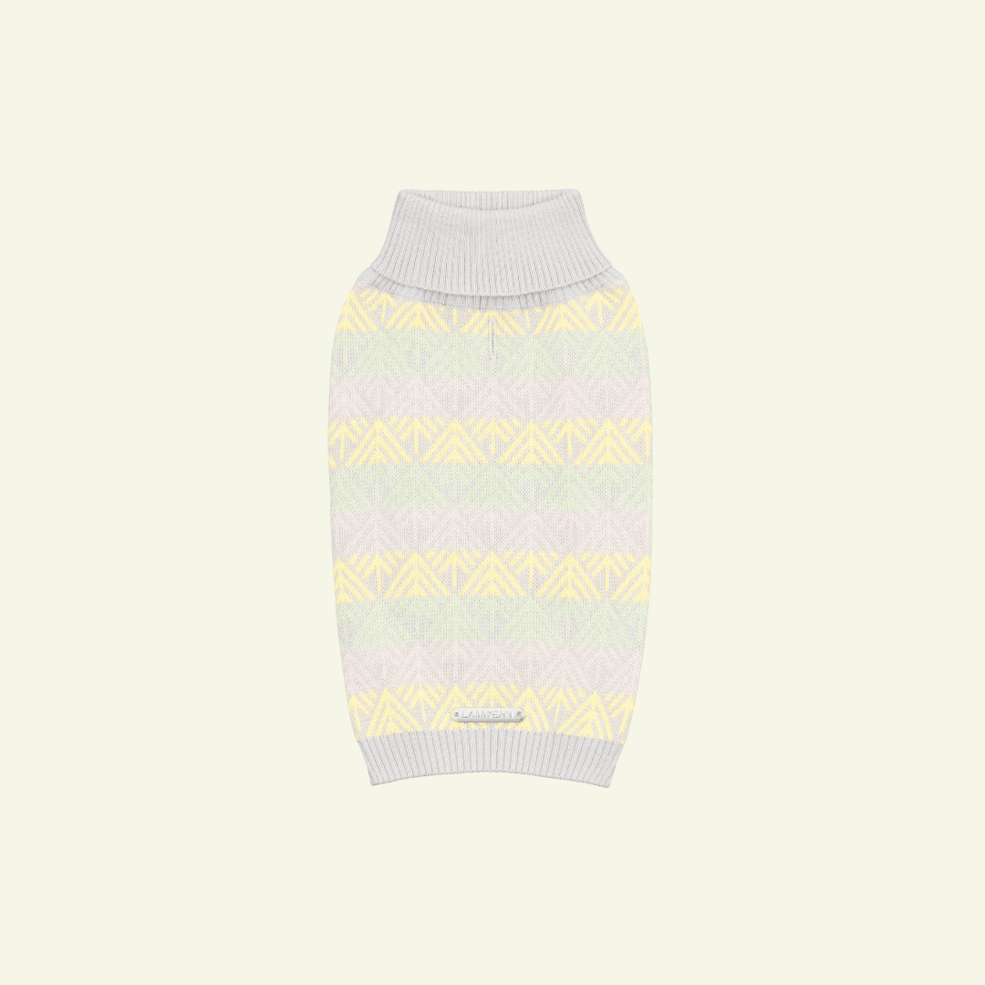 Pullo | Pull pour chien en laine italienne - Jean - Poil - 