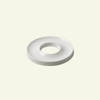 Ring | Gamelle anti glouton en porcelaine pour chat - Jean - Poil - Blanc