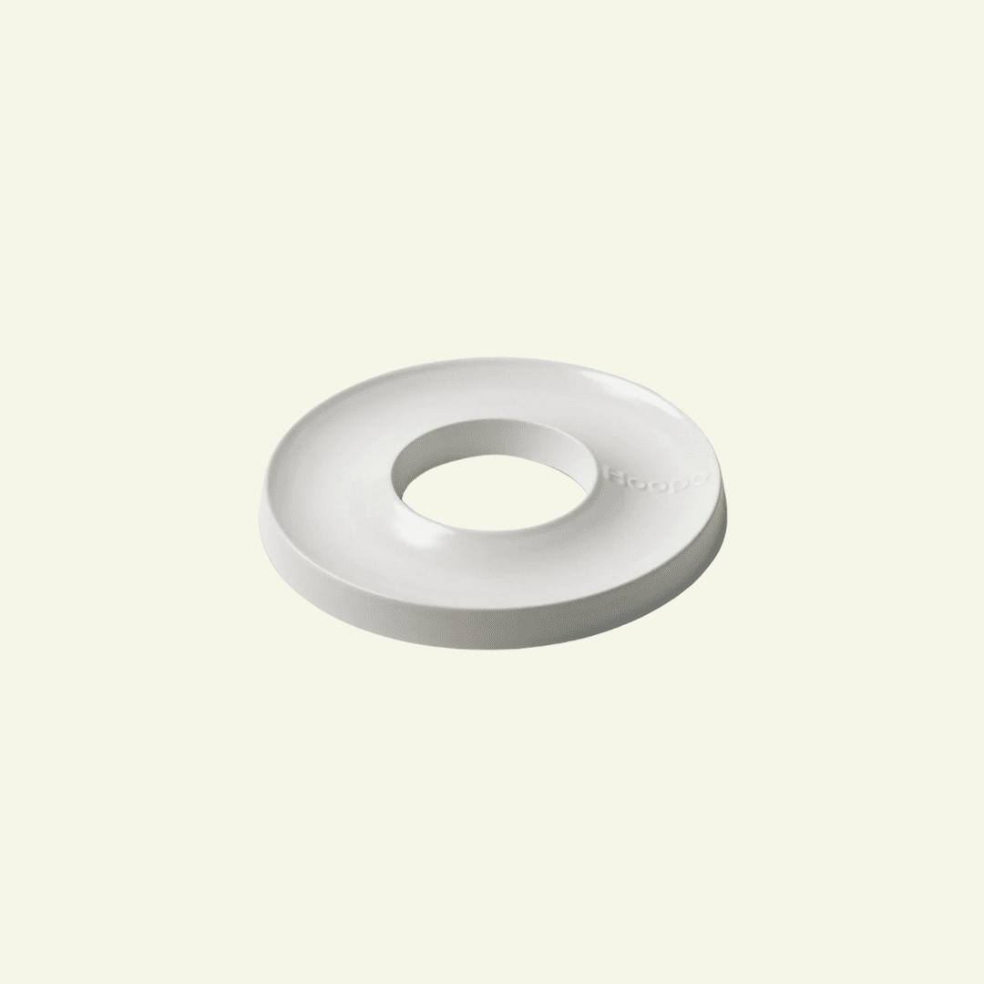 Ring | Gamelle anti glouton en porcelaine pour chat - Jean - Poil - Blanc