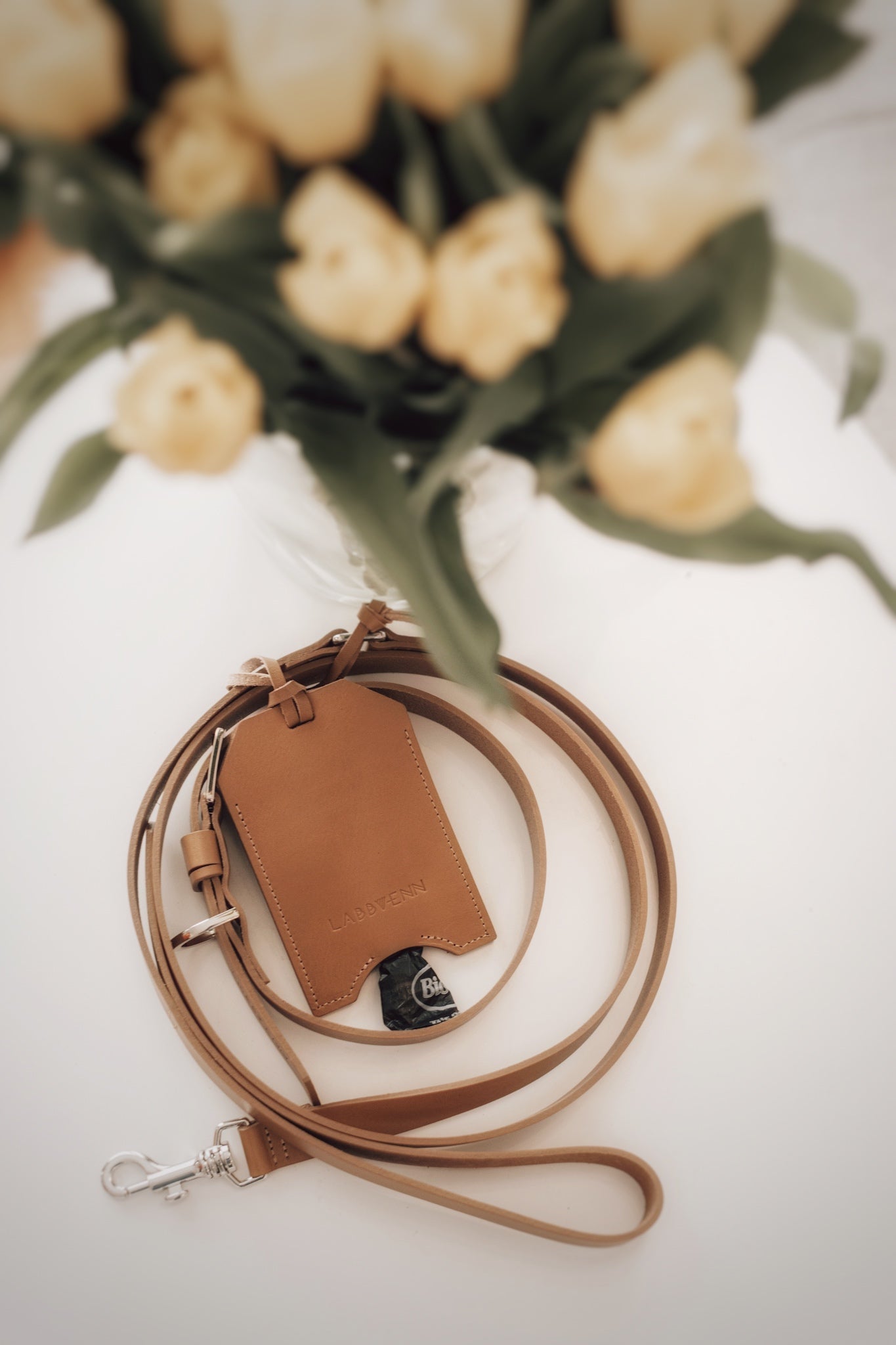 Saku | Porte - sacs Saku en cuir italien Camel - Jean - Poil - 