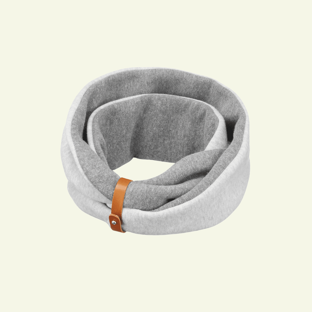 SIMO| Cache - cou double pour chien - Jean - Poil - Gris clair