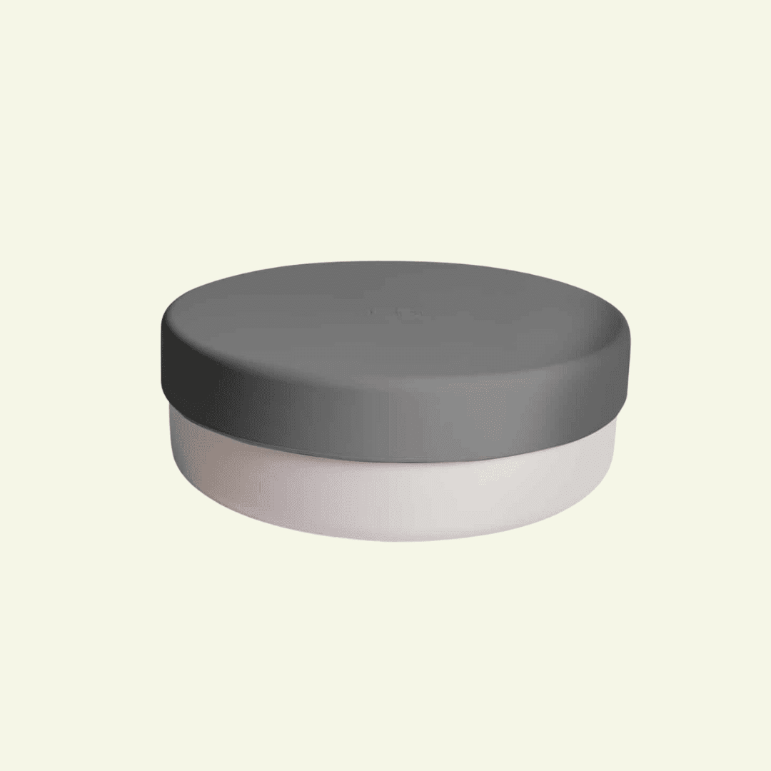 Smooth | Gamelle silicone 3 en 1 avec couvercle antidérapant - Jean - Poil - Bleu clair