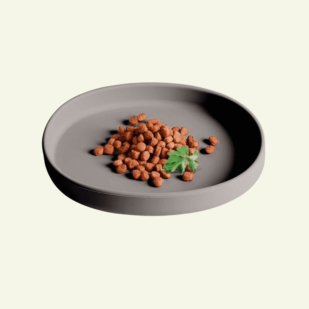 Smooth | Gamelle silicone anti - stress des moustaches pour chat - Jean - Poil - Gris foncé