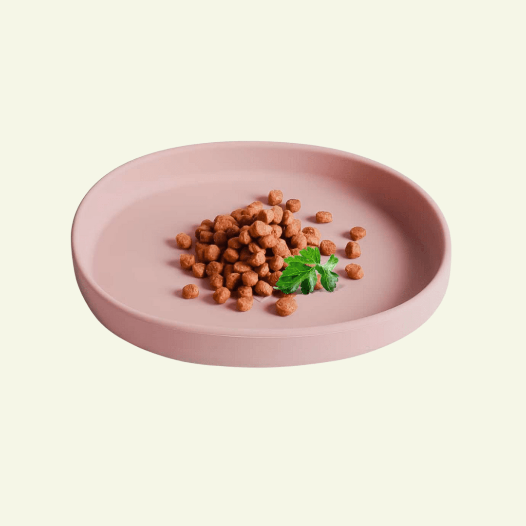 Smooth | Gamelle silicone anti - stress des moustaches pour chat - Jean - Poil - Rose