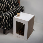 Table | Meuble à griffer en carton recyclé pour chat - Jean - Poil - Noir