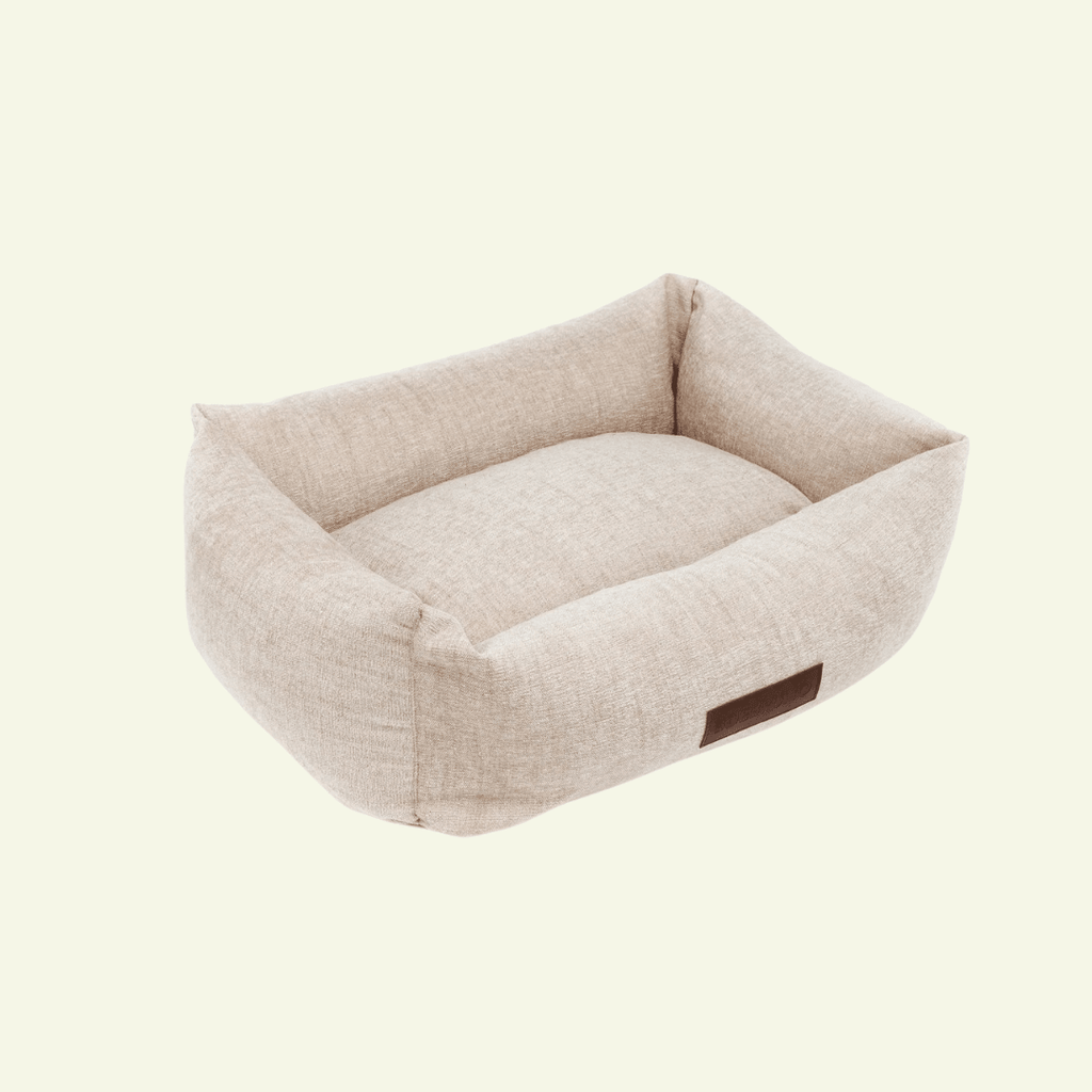 Tahoe | Panier pour chien à mémoire de forme, fait main - Jean - Poil - S